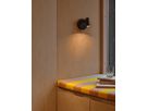 Wandleuchte Omari Round Schwarz - LED, IP20, 230V