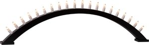 Kerzenleuchter Kulle - IP20, Schwarz, Warmweiss