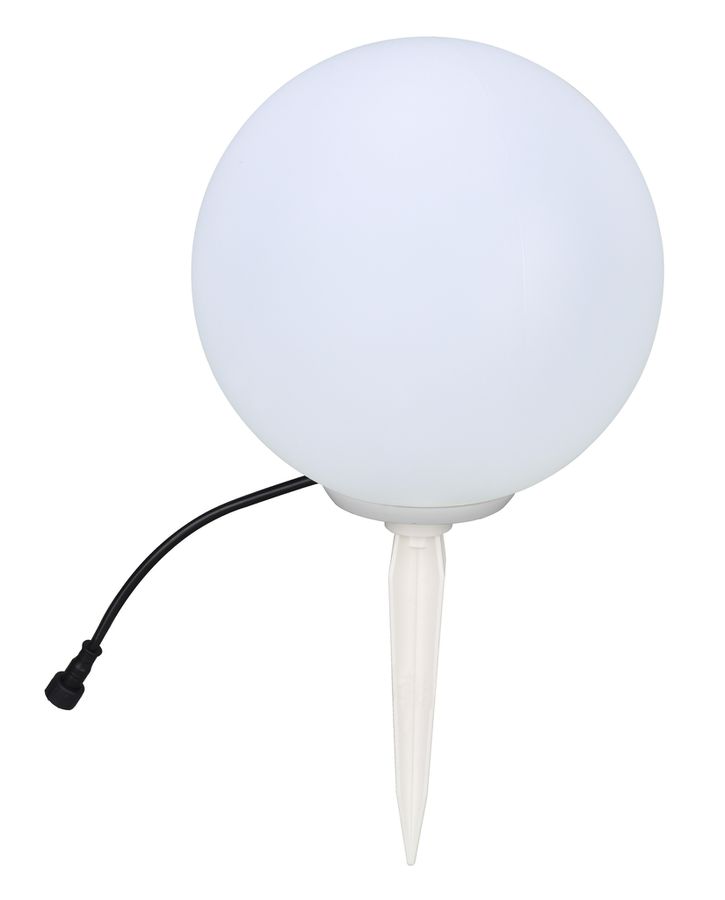 24V Kugel ø20cm - 24V DC, 2.8W, 235lm, 3000K, 67IP, weiss-opal