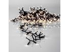 LED crispy white, Lichterkette, 800 LEDs - Schwarz, 3000K, 1600cm