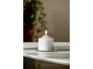 LED Pillar Kerze Flamme - Indoor, Weiss, 9.5cm Höhe, Timerfunktion