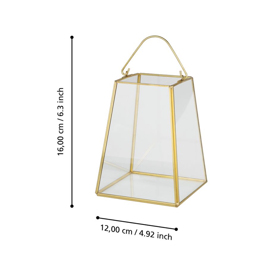 KERZENHALTER 125X125X160 AMBATOBE - KERZENHALTER 125X125X160 AMBATOBE