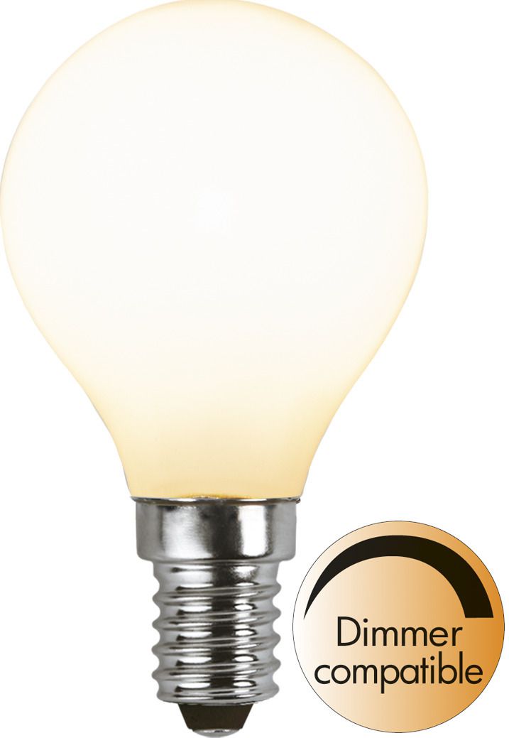 LED Leuchtmittel E14 P45 Opaque Filament RA90 - E14, 450lm, 3000K, 5W, 230V
