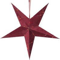Papier Stern Velvet - IP20, Rot