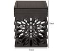 Solar Wandlanterne Izola - IP44, Warmweiss, Schwarz