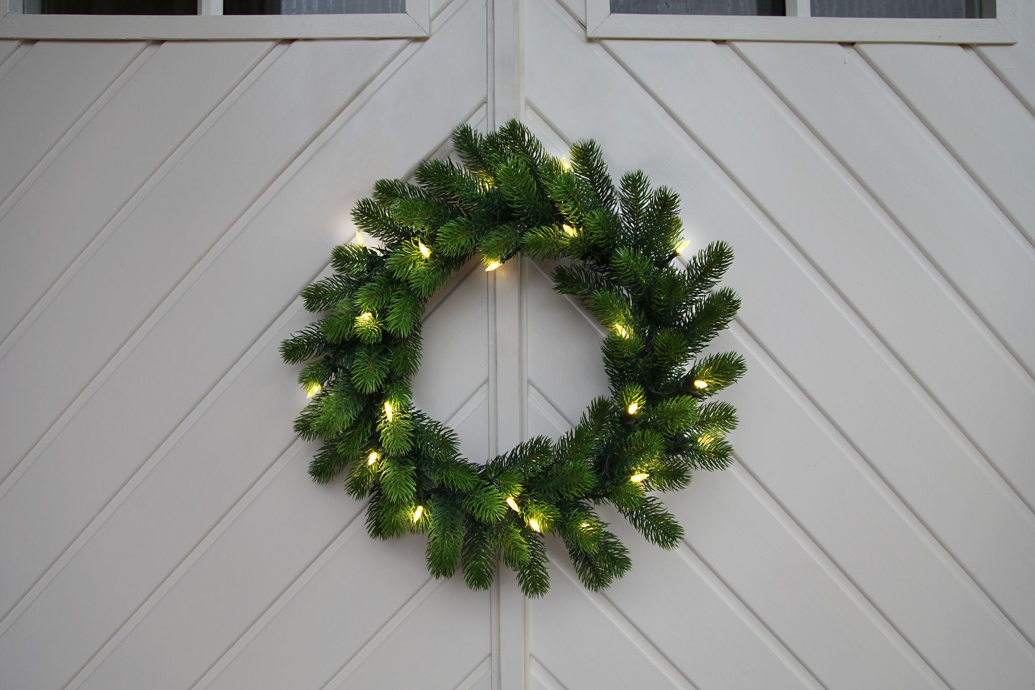 Kranz Orsa - Grün, 20 LEDs, IP44
