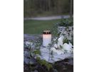 Bougie de tombe LED Serene - Outdoor, Opaque, 12cm Höhe, Timerfunktion