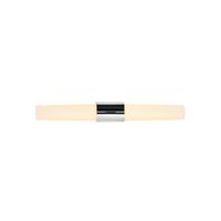Helva, Doppel- Wandleuchte, Chrom - LED Modul, 9W, IP44