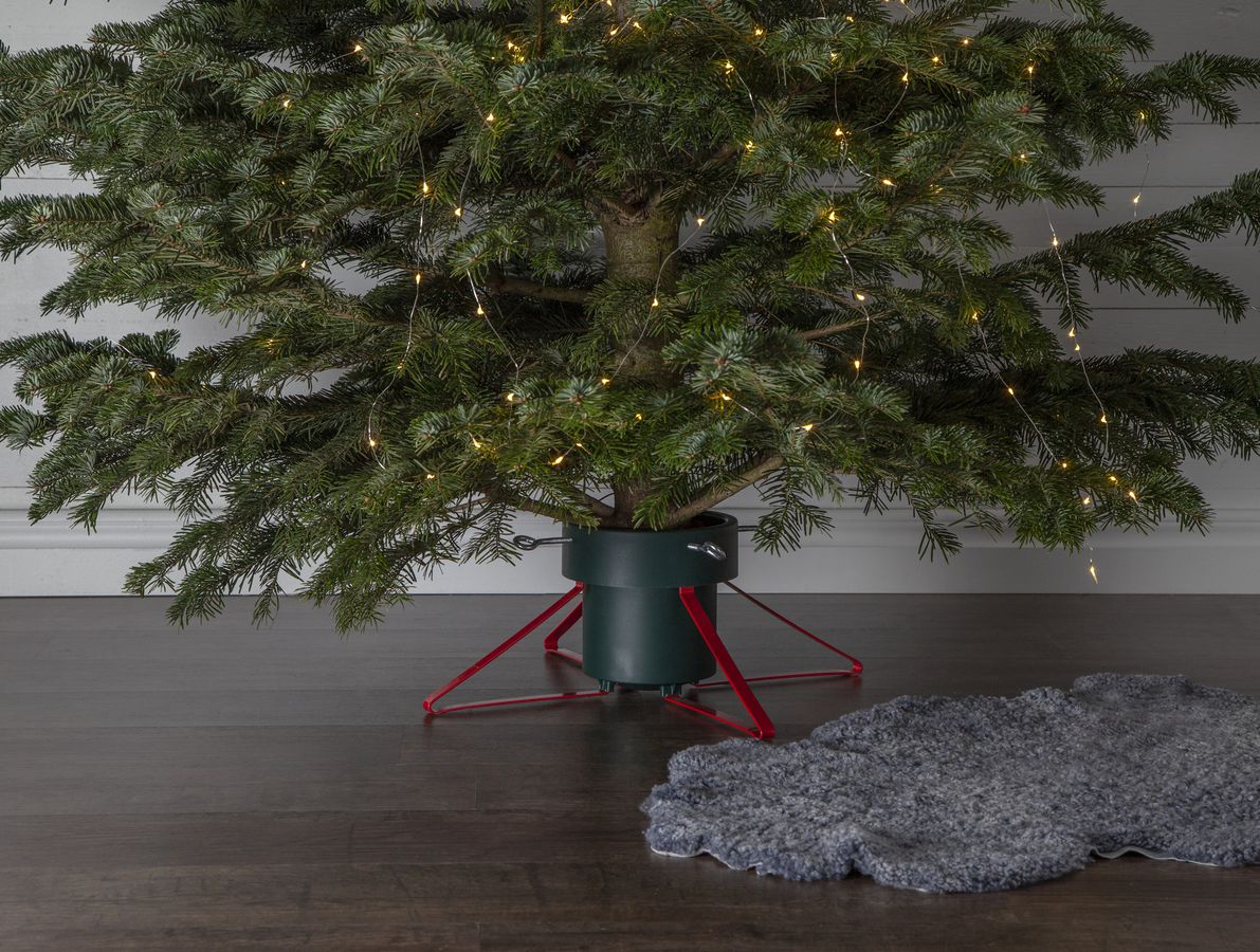 Universeller Standfuss für Weihnachtsbäume - 57x 57x 21cm, grün