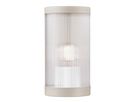 Wandleuchte COUPAR - 1xE27 (exklusiv), max.25W, IP54, sand, dimmbar (optional Leuchtmittel), D=130mm, H=250mm