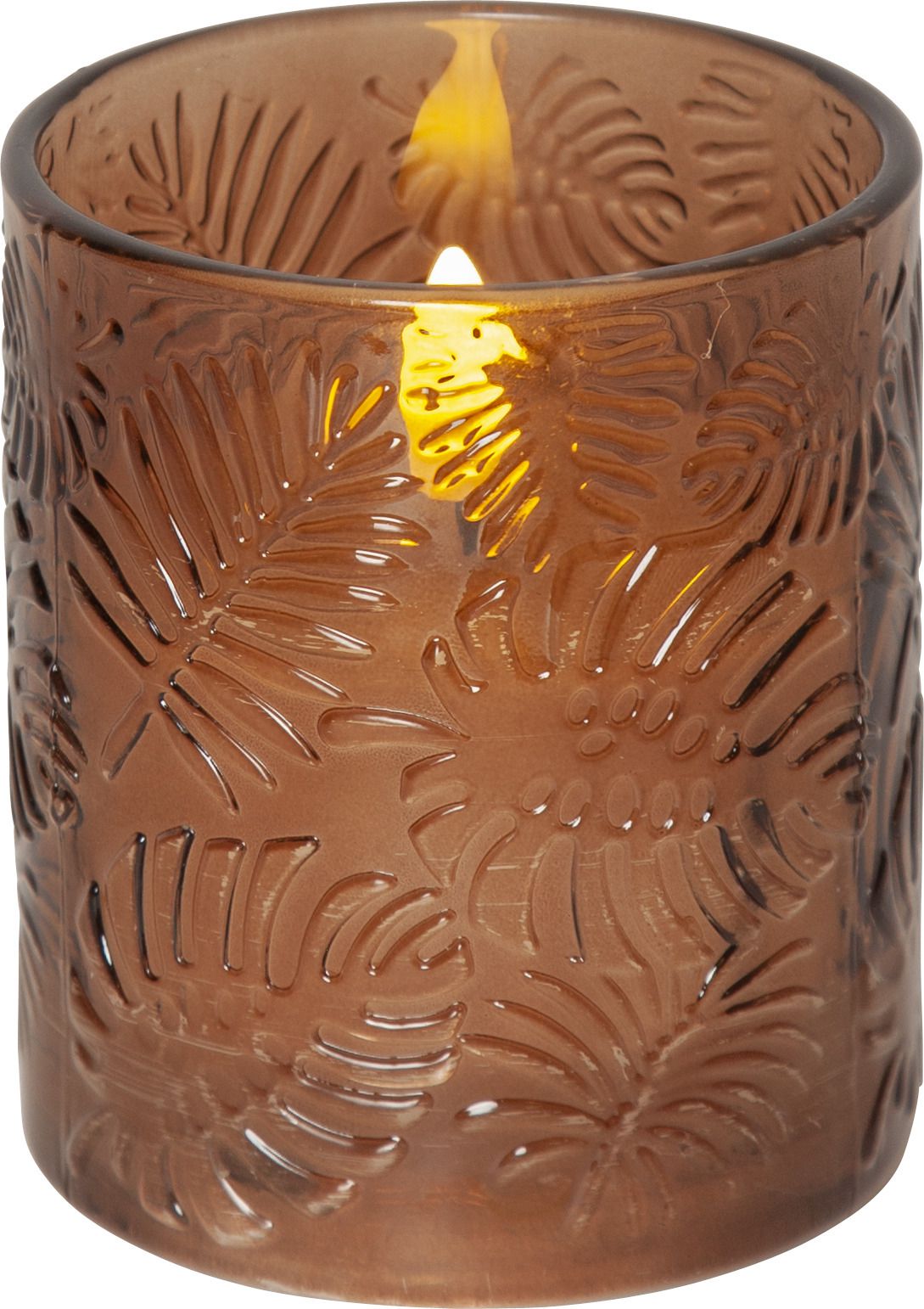 LED Pillar Kerze Flamme Leaf - IP20, Warmweiss, 1 LED's