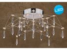 LED Deckenleuchte d: 55cm Araneus - LED fest verbaut, 3000K, warmweiss