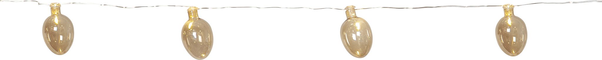 Lichterkette Shimmer - IP20, Beige, Warmweiss