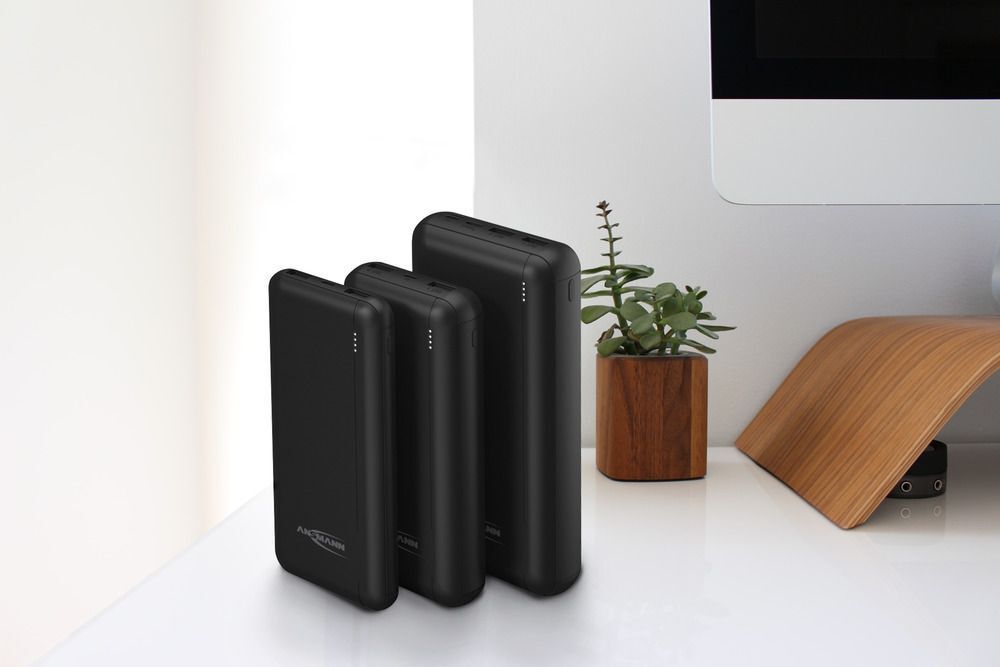 Powerbank 10AH PB212 - Externer Zusatzakku mit zwei USB-Ladebuchsen