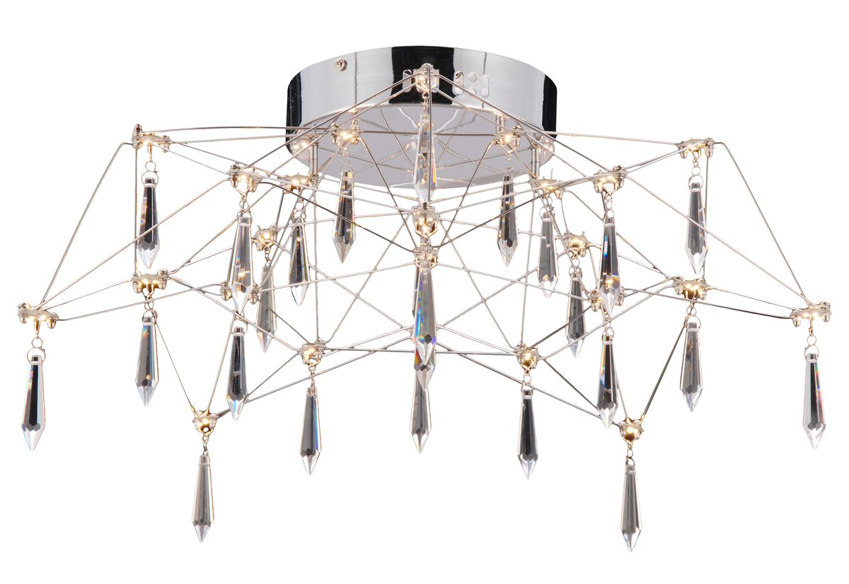 LED Deckenleuchte d: 55cm Araneus - LED fest verbaut, 3000K, warmweiss