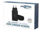 USB-Ladegerät Home Charger HC365PDschwarz / 3 A / 65 W / 3 Port - Home Charger HC365PD