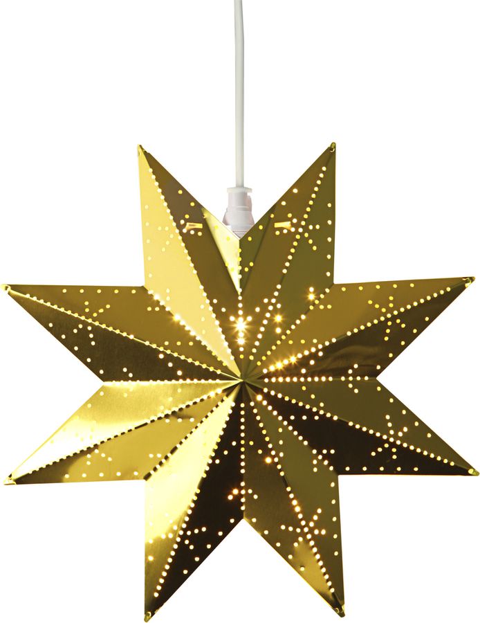 Metallstern Classic - Kupfer, 28x28cm, E14, Indoor