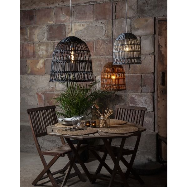 Lampenschirm KNUTE - Grau, 50 x 48 cm, exkl. Zuleitungskabel