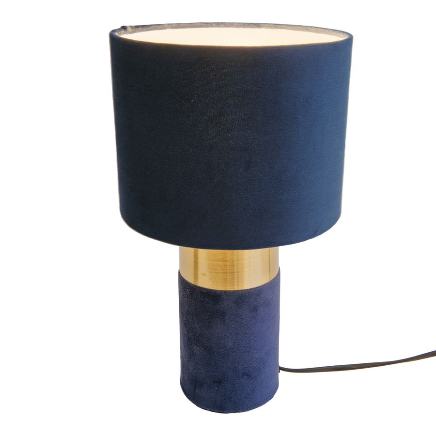 Tischleuchte BORDO h: 32cm blau - E14, IP20