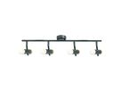 LED Deckenleuchte Garda (4er Spot) - 18W, 1300lm, 3000K, IP20, chrom, nicht dimmbar, L=660mm, B=80mm, H=185mm