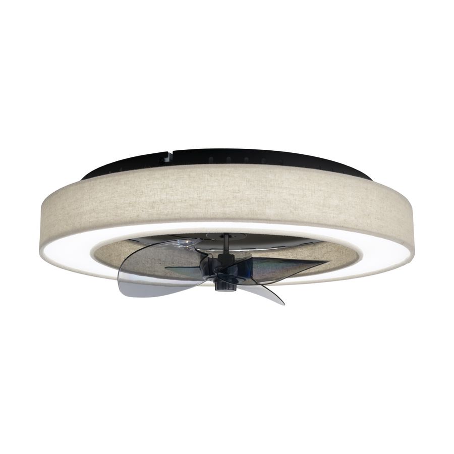 LED-CCT Deckenleuchte  VALENTO  inkl. Ventilator : 51cm beige - IP20, LED-Modul, Beige