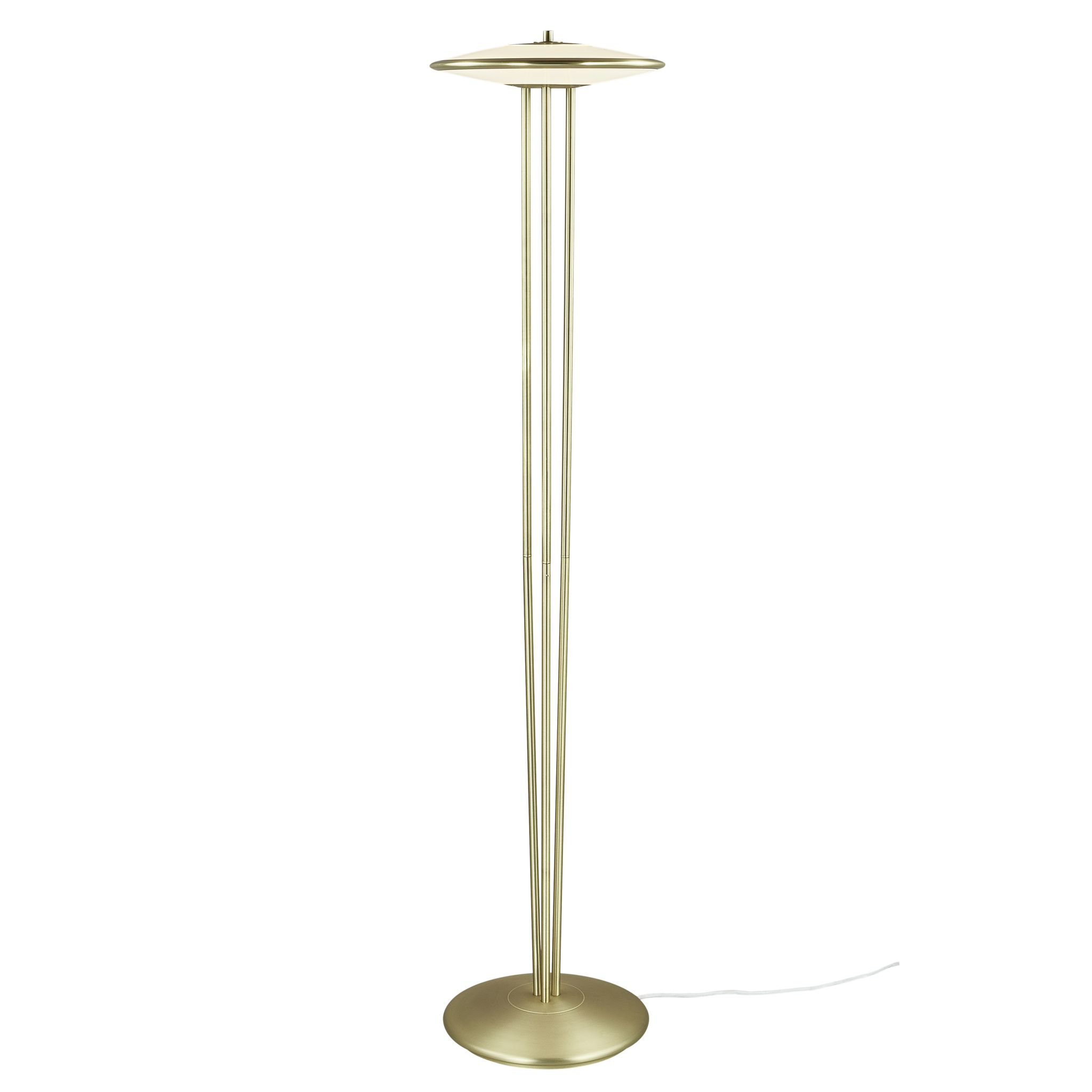 Blanche, Stehleuchte, Messing - LED-Modul 15W, 1080lm, IP20