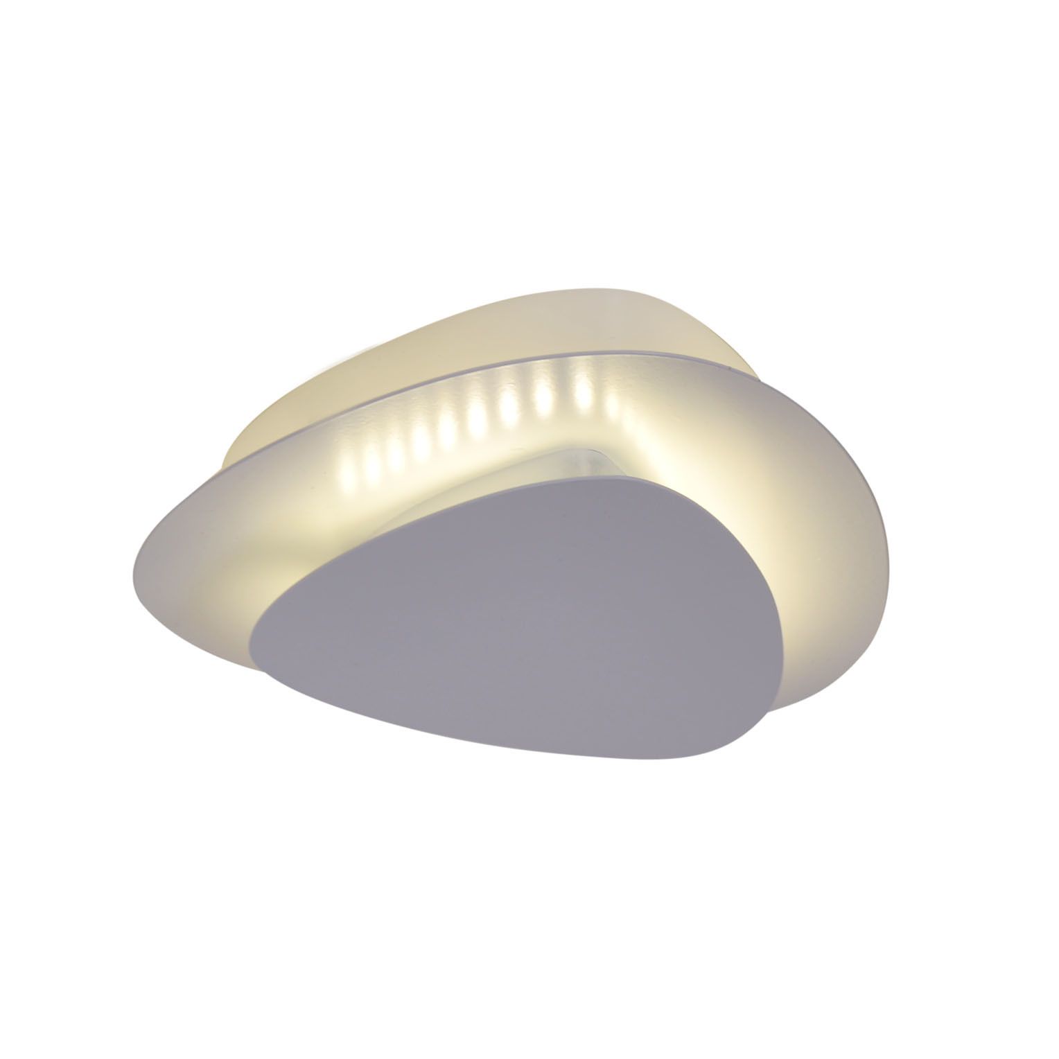 LED Wand- und Deckenleuchte Liso weiß - LED fest verbaut, 3000K, warmweiss
