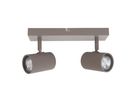 2er Spot Wand-/Deckenleuchte  TINNIS  L: 26cm sand - IP20, GU10, Beige
