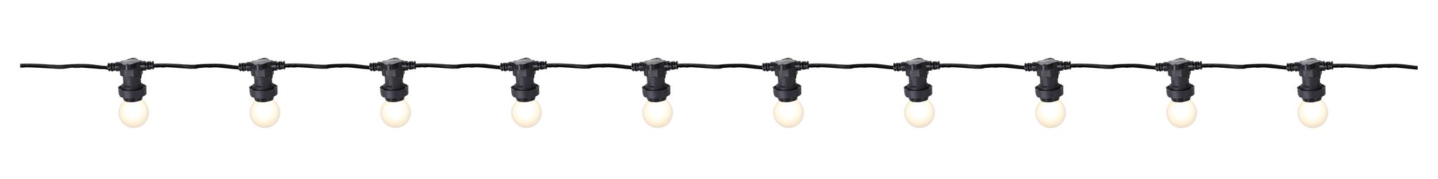 LED Party-Deco Illuminationskette, 10m - IP44, Warmweiss, 10 Led's, 1000cm