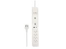 PRINCIPIO+ USB AC 65W - PD65W 1x USB-C, 1x USB-A, 4x T13, 2m Kabel, weiss