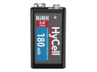 NiMH Akku 9V E-Block Typ 180 mAh 1er Blister - 9V E-Block Akku 180 mAh