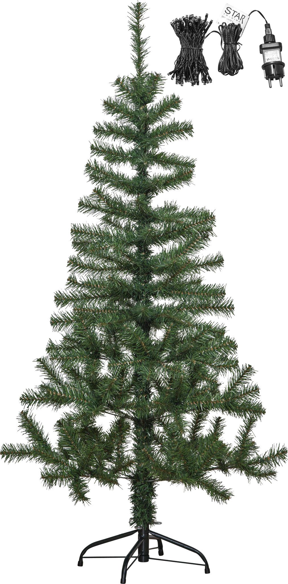 Weihnachtsbaum mit LED Alvik - IP44, Golden Warmweiss, Grün