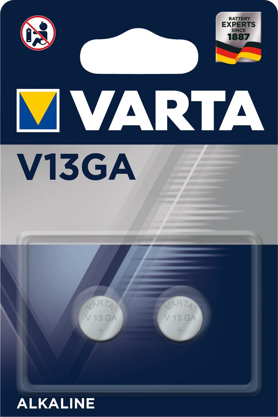 Electronics Batterie V13GA / LR44 - 2er Blister