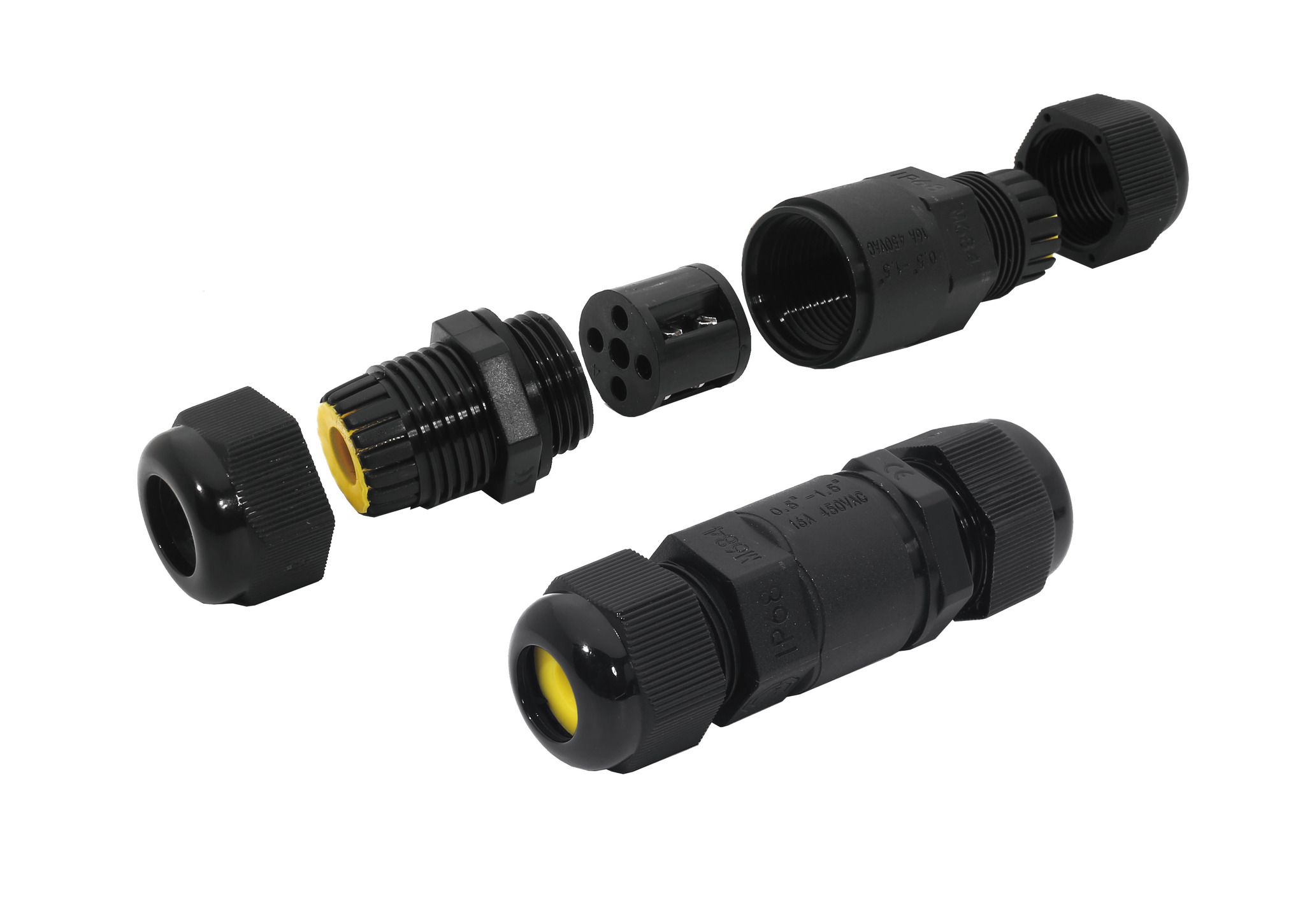 Zubehör Verbinder gerade gross - Verbinder gross IP68, gerade, Kabel 9-12mm