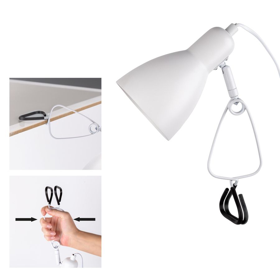 Klemmtischleuchte MARA - E14, 18W, IP20