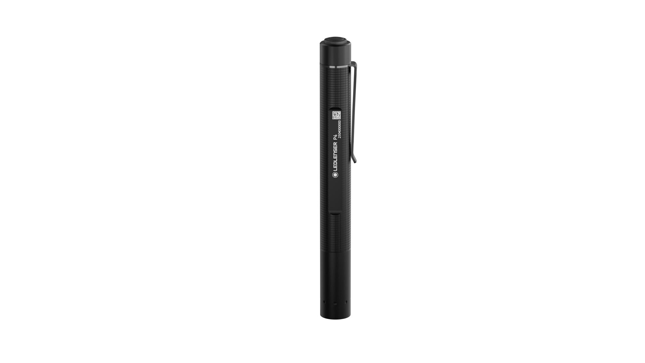 Taschenlampe P4 - Aluminium, Schwarz, IP54