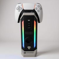 Power Tower - 4xT13 horizontal, 2.0m Kabellänge, 1xUSB-A, 2xUSB-C