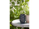 LED Laterne Flame - Outdoor, Schwarz, 23cm Höhe, Timerfunktion