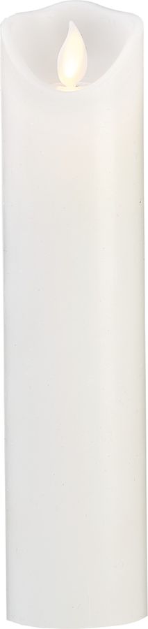 LED Pillar Kerze M-Twinkle - Indoor, Weiss, 20cm Höhe, Timerfunktion