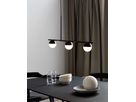 Contina, 3-Pendelleuchte, Schwarz - G9, max. 5W, IP20
