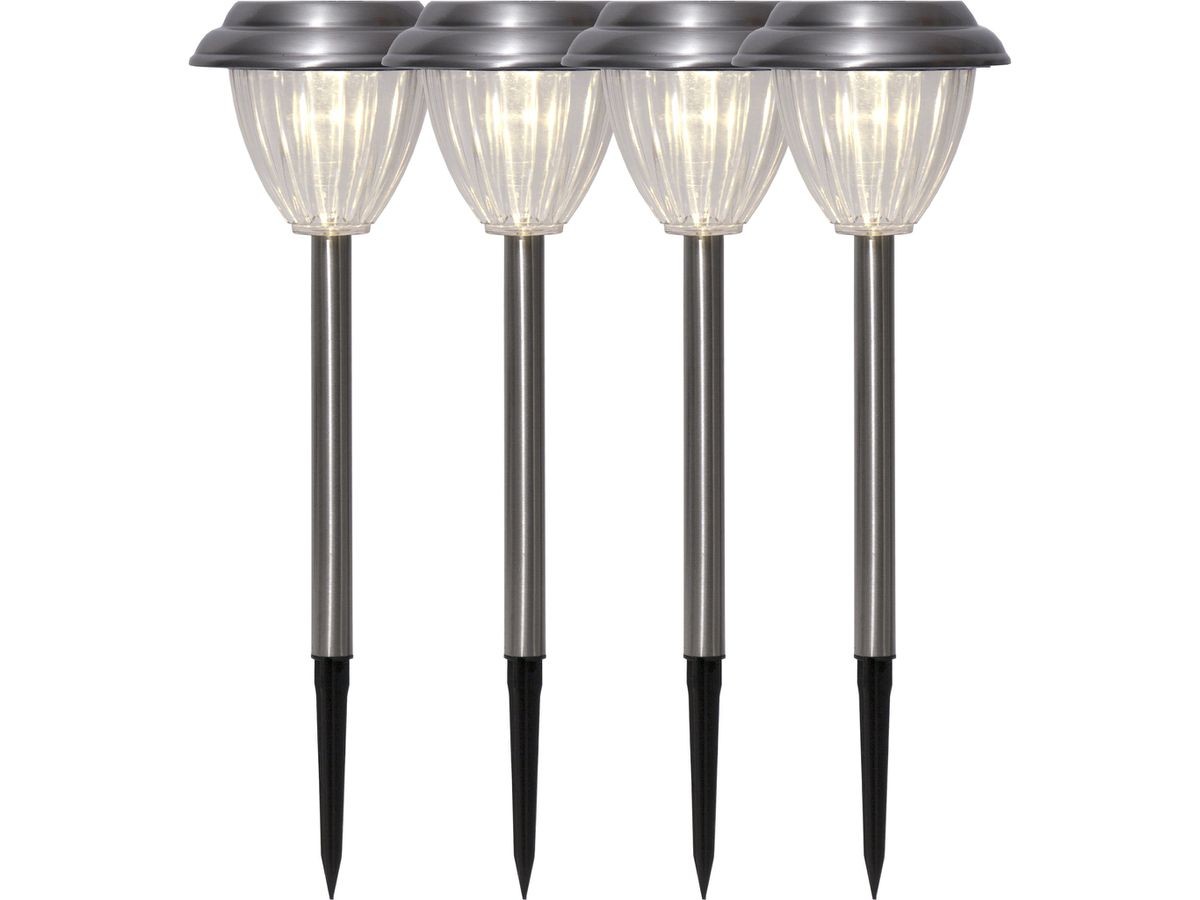 Produktbild von 4 Stück Solarlampen Für Außen Garten, 400 MAh Solarleuchten Für Außen