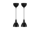 Ray 2-kit, Pendelleuchte Schwarz - E14, max. 2x40W, IP20