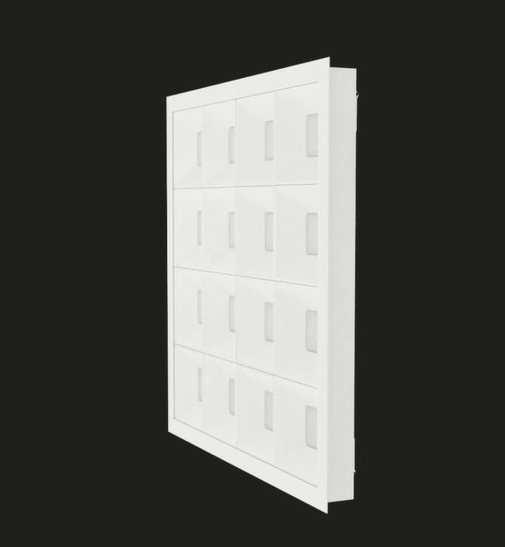 LED Panel GALAXY (617x617) - 36W, 4000lm, 4000K, IP40, weiss-matt, nicht dimmbar