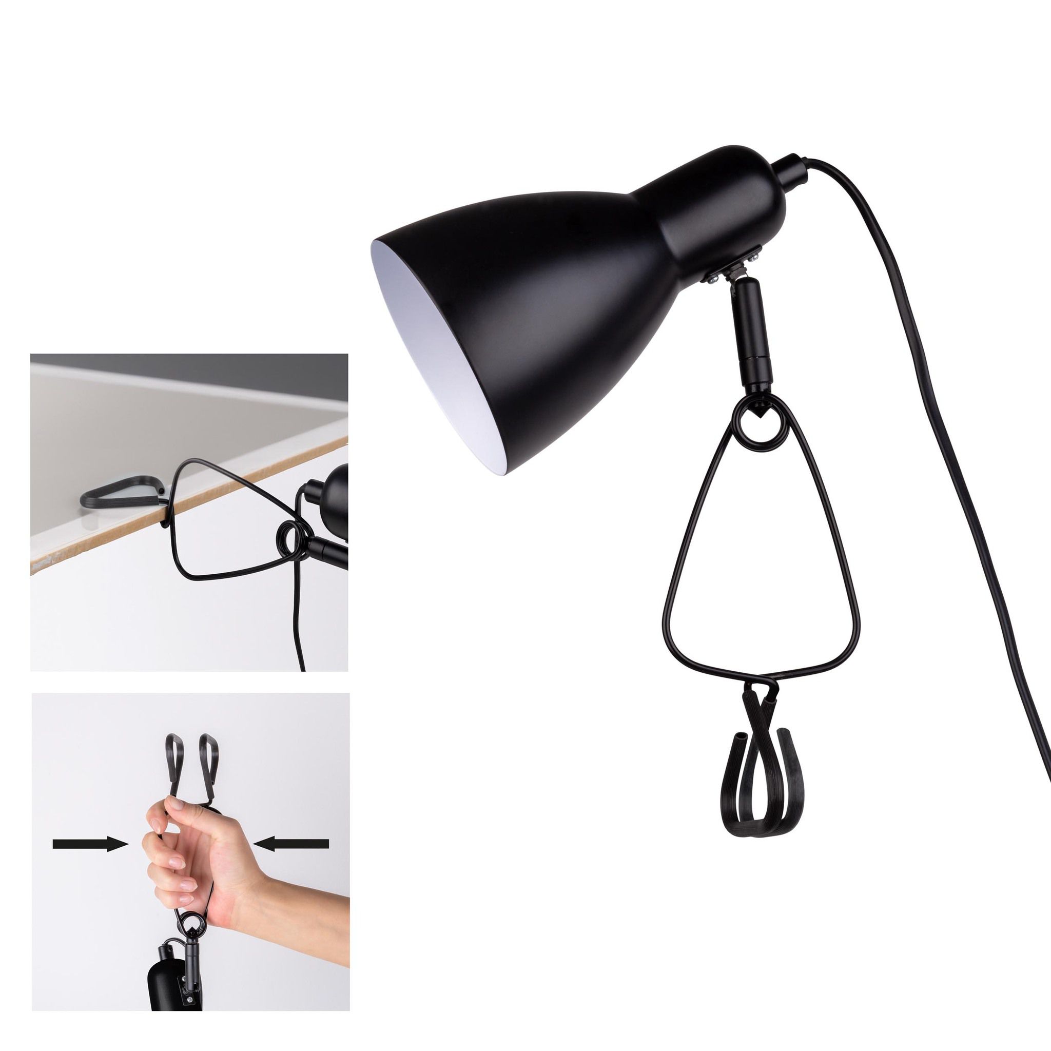 Klemmtischleuchte MARA - E14, 18W, IP20