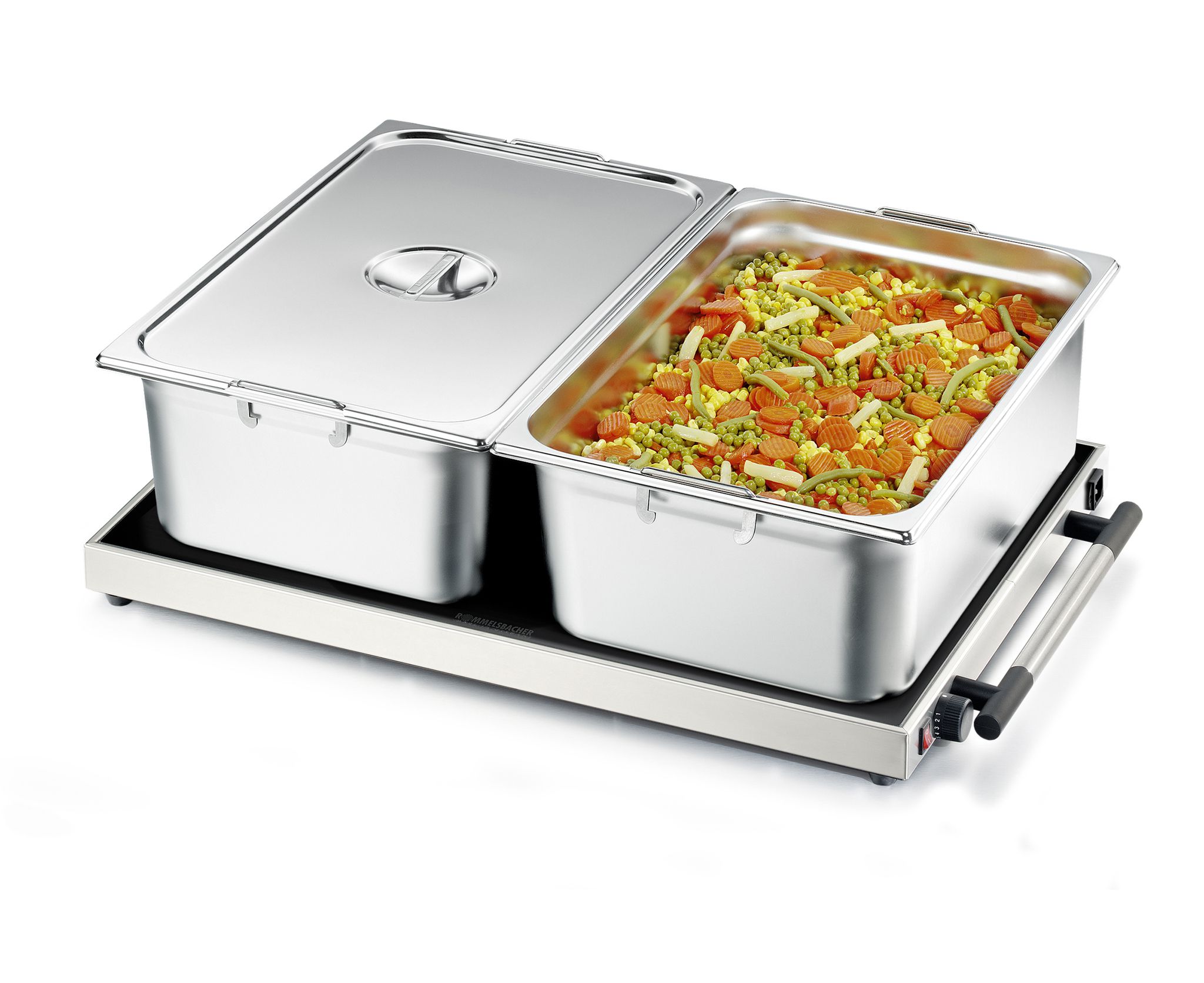 WARMHALTEPLATTE WPR 407E - Edelstahl, 400W