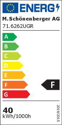 Panneau LED Microprismatic 620x620 - 40W, 4000lm, 4000K, IP40, CRI 80, 120°, weiss, nicht dimmbar, L=620mm, B=620mm, H=10mm