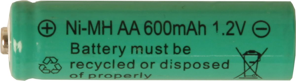 Wiederaufladbare AA - AA 1,2V 600mAh Ni-MH