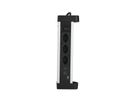 Aluminium Multipresa - 3xT13, 1x USB-C / 1x USB-A max. 3.4A / PD 20W, 3.0m Zuleitung, schwarz