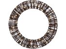 Outdoor Decoration Vicke Wreath - Indoor, Outdoor, Warmweiss, Braun