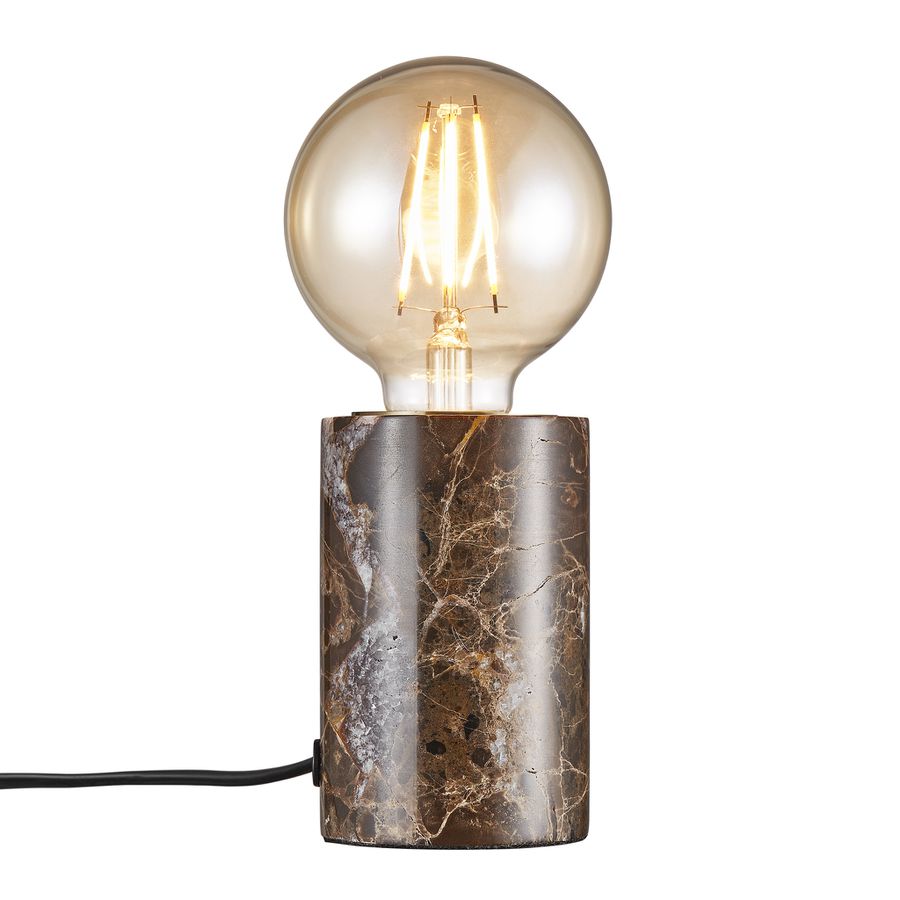 Siv, Tischleuchte, Marble Braun - E27, IP20, max.60W